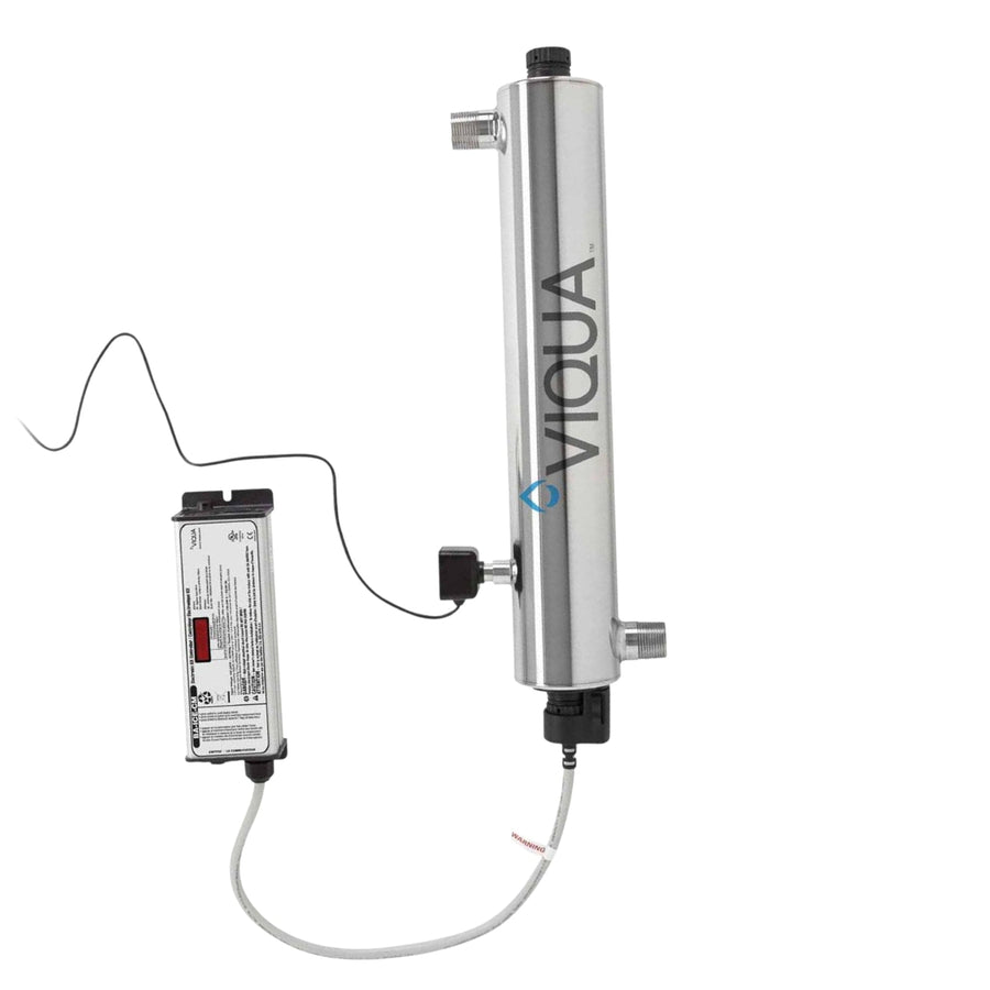VIQUA VH410M UV Water Purification System with Sensor – 18 GPM, 3/4" & 1" NPT Combo for Whole Home Use Cobalt Systems Viqua 