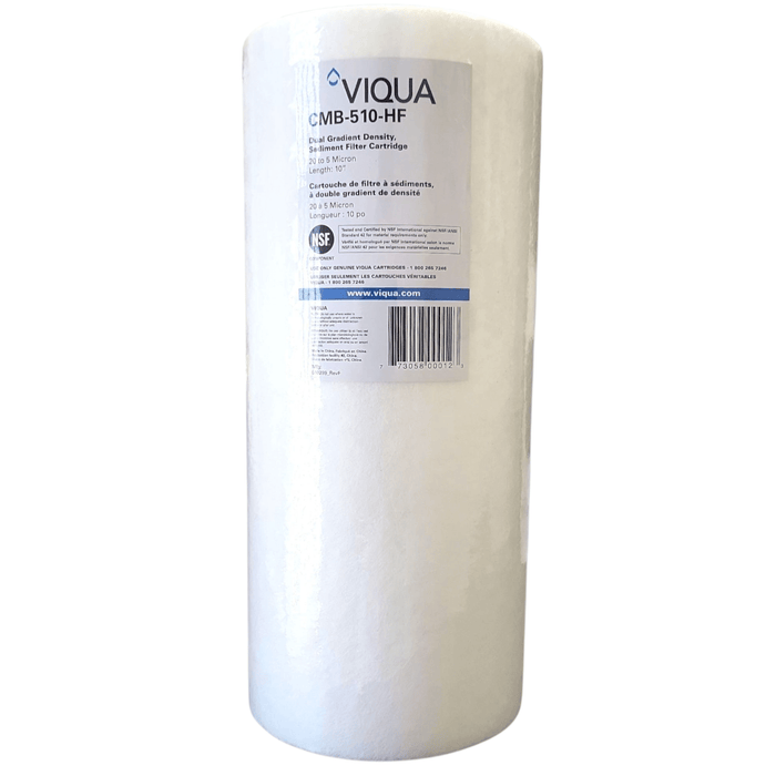 VIQUA CMB-510-HF Sediment Filter – 5 Micron, 4.5" x 10" High Flow Replacement Cartridge Viqua Sediment Filters Viqua 