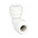 John Guest PP0316W Union Elbow Polypro - 1/2 Elbow John Guest 