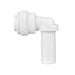 John Guest PP221208W Stem Elbow Connector Polypro - 3/8 Stem x 1/4 Stem Elbow John Guest 