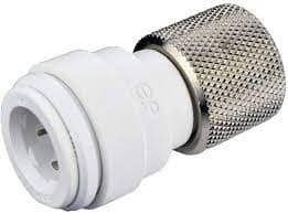 John Guest ( PP6008U9W ) Female Compression Connector - 1/4 x 9/16-24 UNEF Female Adapter NPTF John Guest 