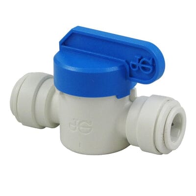John Guest PPSV041212W Shut-off Valve-Polypro Straight - 3/8 tube x 3/8 tube Shut-off Valves John Guest 