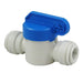 John Guest PPSV041212W Shut-off Valve-Polypro Straight - 3/8 tube x 3/8 tube Shut-off Valves John Guest 