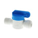 John Guest PPSV011223W Shut-off Valve Polypro Male - 3/8 tube x 3/8 male NPTF Shut-off Valves John Guest 